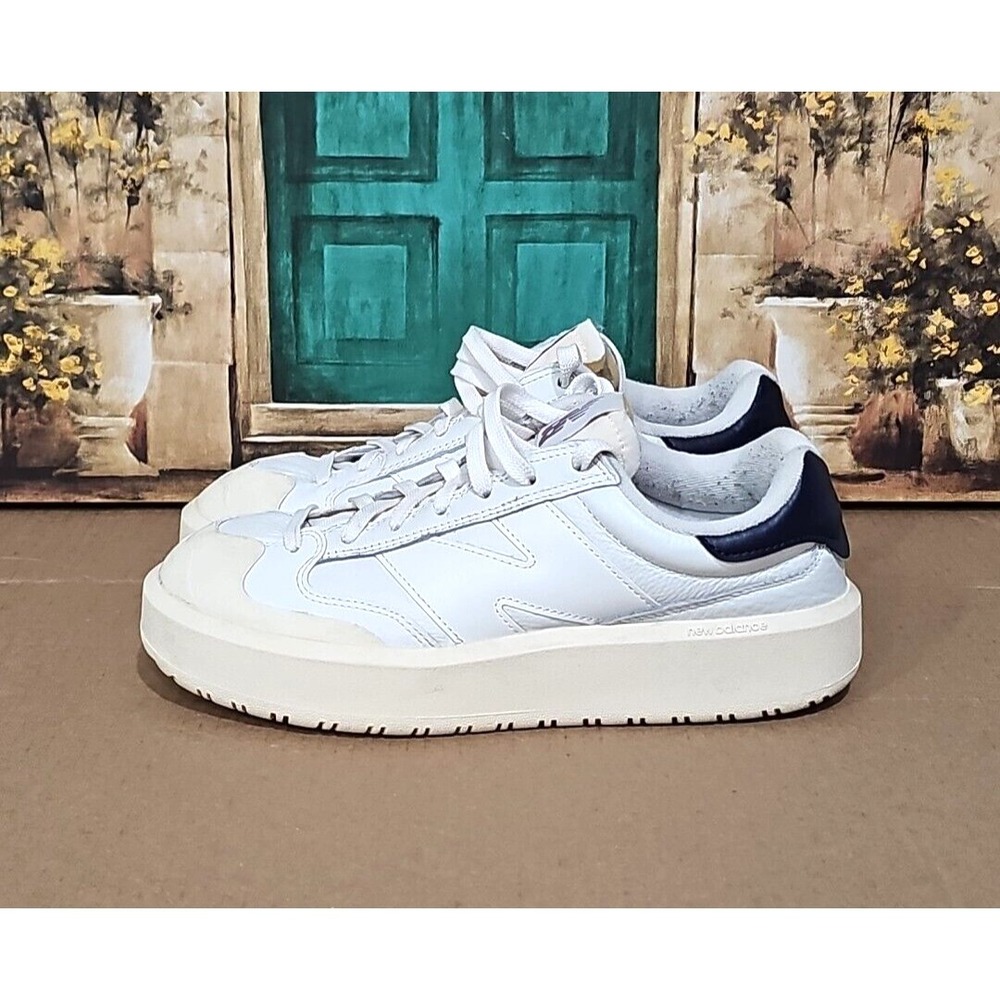 New Balance CT302 Athletic White Blue Chunky Shoes Platform CT302LC Men's Sz 7.5